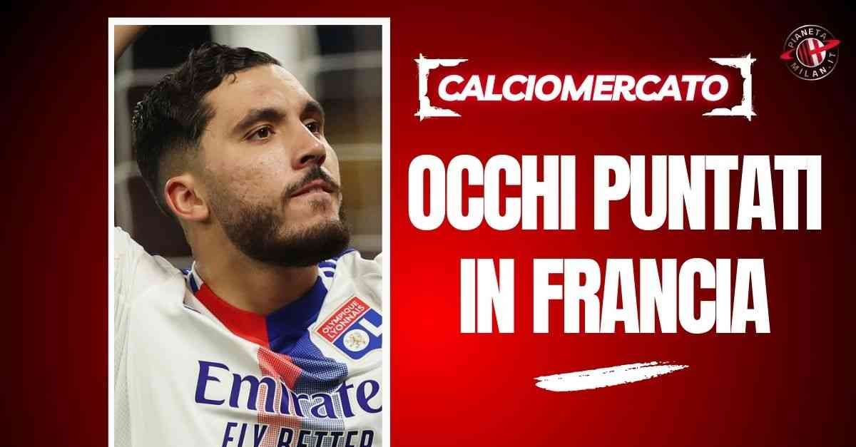 calciomercato milan sondaggio per cherki c è concorrenza dalla serie a