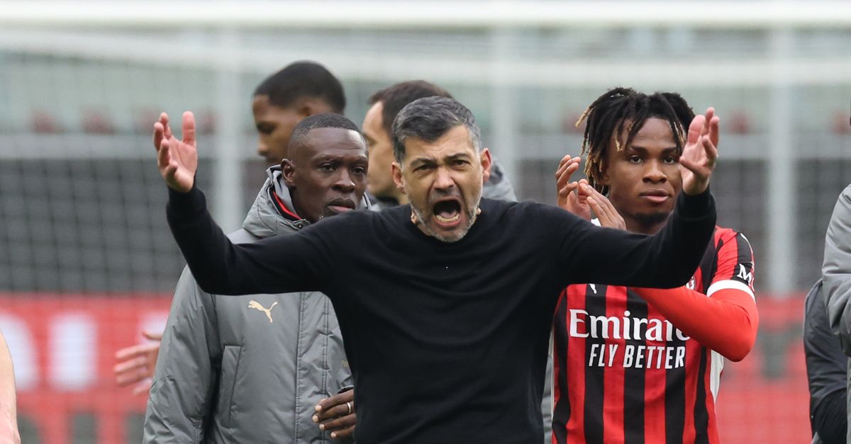 Milan, Conceicao sul confronto con Calabria: “Abbiamo detto qualcosa di troppo, ma…”