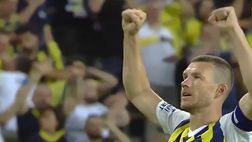 VIDEO Fenerbahçe, esordio da sogno di Dzeko: guarda la doppietta dell’ex Roma e Inter