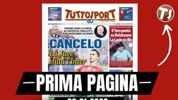 Prima pagina Tuttosport, Allegri: “Milan quarto? Non mi basta”