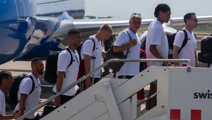 Roma arrivata a Tolosa: out Ibanez e Matic. Ci sono Pinto e la Ceo Souloukou – VIDEO - immagine 1