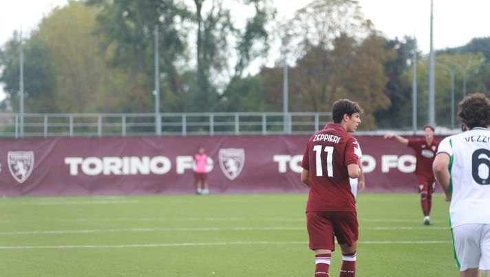 ORBASSANO, ITALY - Michael Zeppieri of Torino Primavera in action during the Primavera 1 match between Torino U20 and Sassuolo U20 at stadio Valentino Mazzola on September 15, 2025, in Orbassano, Italy. Photo by Alberto Girardi for Toro News Coppa Italia Primavera, le pagelle di Torino-Pescara 2-1: Zeppieri, primo gol granata - immagine 1