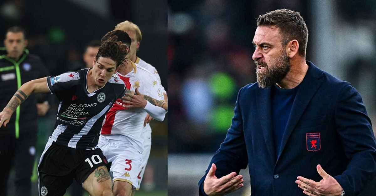 Siparietto De Rossi-Zaniolo dopo Udinese-Genoa: "Solo un insulto affettuoso, ma non posso dirvelo"