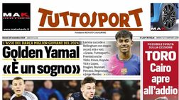 PRIMA PAGINA TUTTOSPORT OGGI: “Juve d’acciaio”