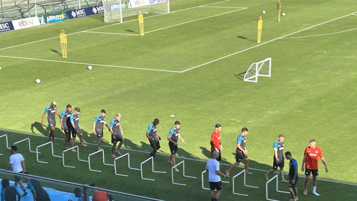 FOTO Seduta a porte chiuse per il Napoli in vista della sfida all’Hatayspor - immagine 1