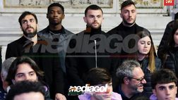FOTO Morte Biagio Conte: delegazione del Palermo alla veglia in Cattedrale (GALLERY)