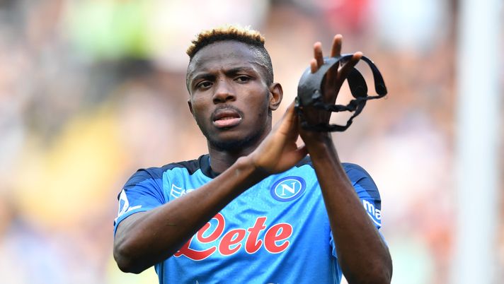 Victor Osimhen, calciatore del Napoli (getty images)