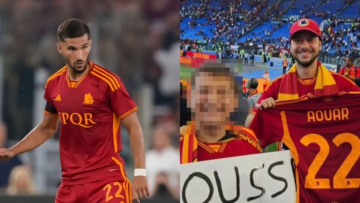 Roma-Monza, Aouar cuore d’oro: a fine partita maglia regalata ad un bambino Roma-Monza, Aouar cuore d’oro: a fine partita maglia regalata ad un bambino - immagine 1
