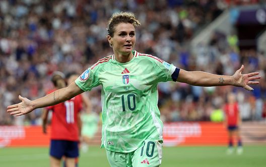 Cristiana Girelli, Italia, Women's Euro 2025 (Foto di Charlotte Wilson/Getty Images)