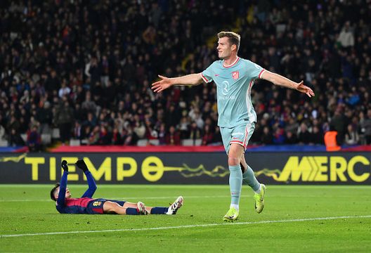 Alexander Sorloth esulta dopo il gol realizzato contro il Barcellona. (Foto di David Ramos/Getty Images) S’infiamma Madrid: Atlético contro Rayo Vallecano, i possibili protagonisti del match- immagine 4