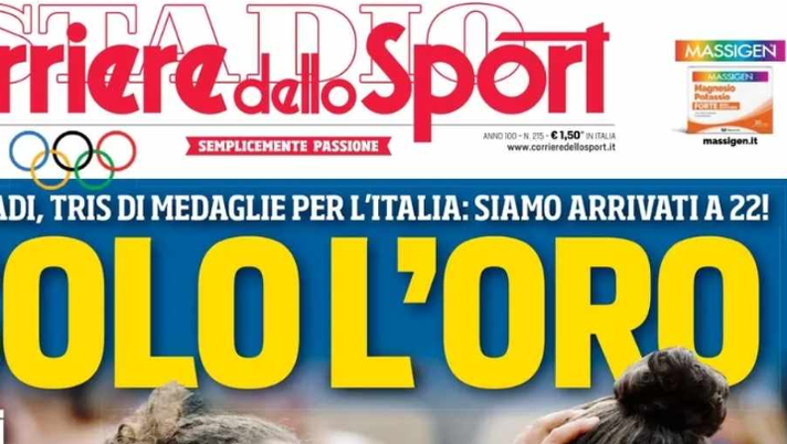 PRIMA PAGINA CORRIERE DELLO SPORT OGGI: “Juve: Koop. Todibo e Nico. Settimana decisiva” - immagine 1