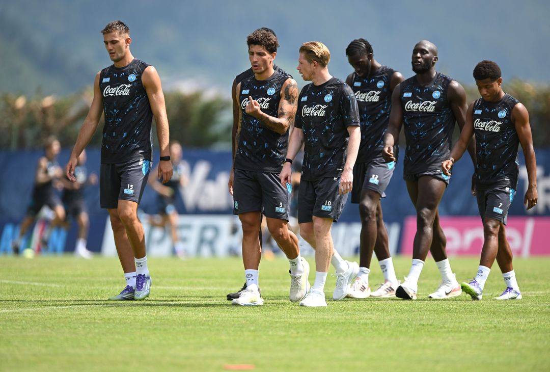 Primo allenamento mattutino a Dimaro