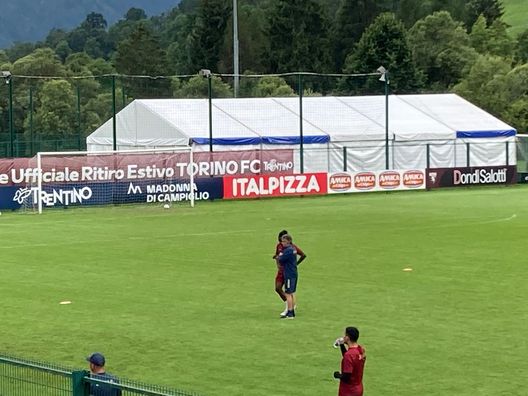 L’allenamento pomeridiano a Pinzolo: Karamoh verso il recupero- immagine 2