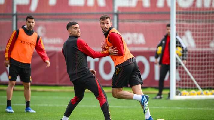 Getty Images Pellegrini e Cristante in gruppo - immagine 1