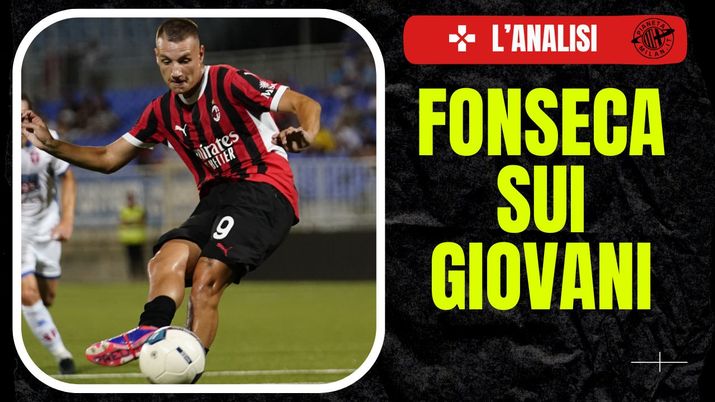 Francesco Camarda (attaccante AC Milan). Le parole di Fonseca | Milan News (Getty Images) Francesco Camarda AC Milan Fonseca