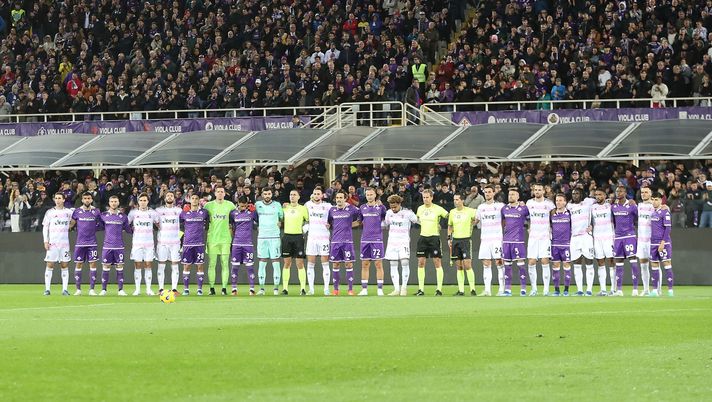 Alluvione, il messaggio della Fiorentina al momento del minuto di silenzio - immagine 1