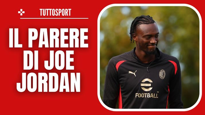 Tammy Abraham (attaccante AC Milan), qui a Milanello durante un allenamento | (Getty Images) Tammy Abraham Milanello Allenamento AC Milan News