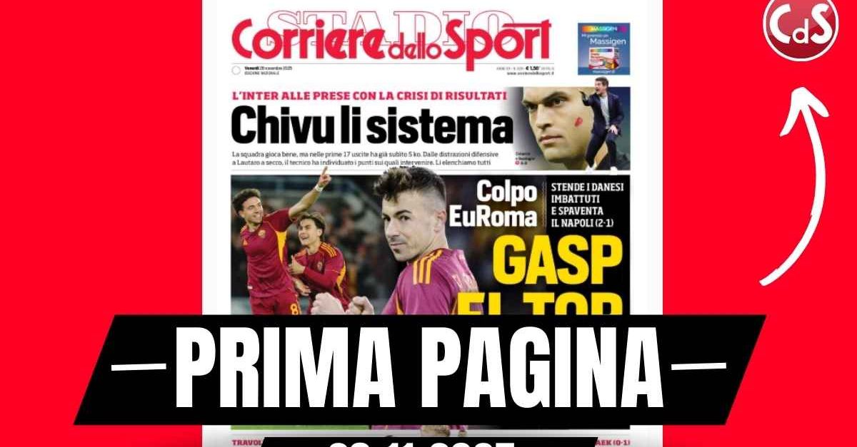 Prima pagina Corriere dello Sport: “Il Milan perde Pulisic”