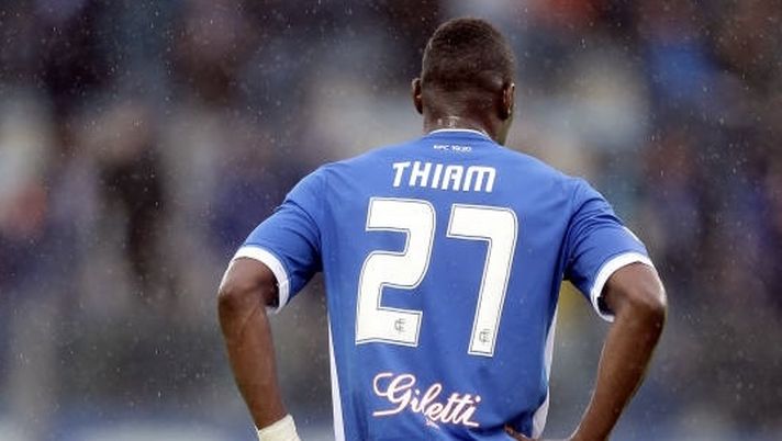 EMPOLI, ITALY - MAY 07: Mame Baba Thiam of Empoli FC in action during the Serie A match between Empoli FC and Bologna FC at Stadio Carlo Castellani on May 7, 2017 in Empoli, Italy. (Photo by Gabriele Maltinti/Getty Images) Ex Serie A – Purga Thiam, tradisce Gustavo Gomez. Ma guardate Obi!- immagine 2