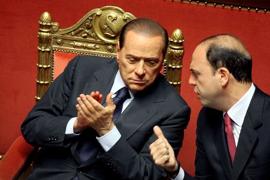 Berlusconi e Alfano Berlusconi e Alfano