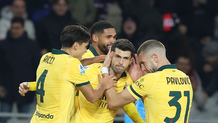 Esultanza Pulisic, Milan (Foto di Claudio Villa/AC Milan via Getty Images) Pulisic, febbre da gol: il Milan ri-prende il Toro per le corna - immagine 1