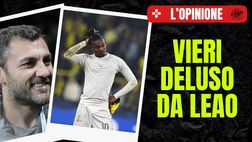 Milan, Vieri: “Primo tempo col Napoli da 10. Leao sta deludendo”