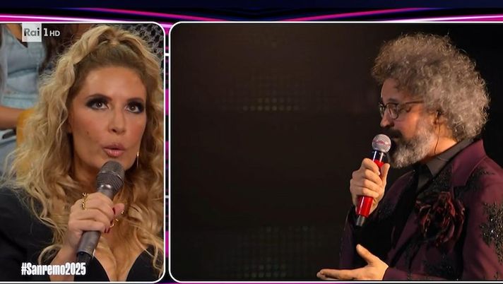 Screen rai1 Dopo Festival, Selvaggia Lucarelli a confronto con la Celentano sulla canzone di Cristicchi - immagine 1