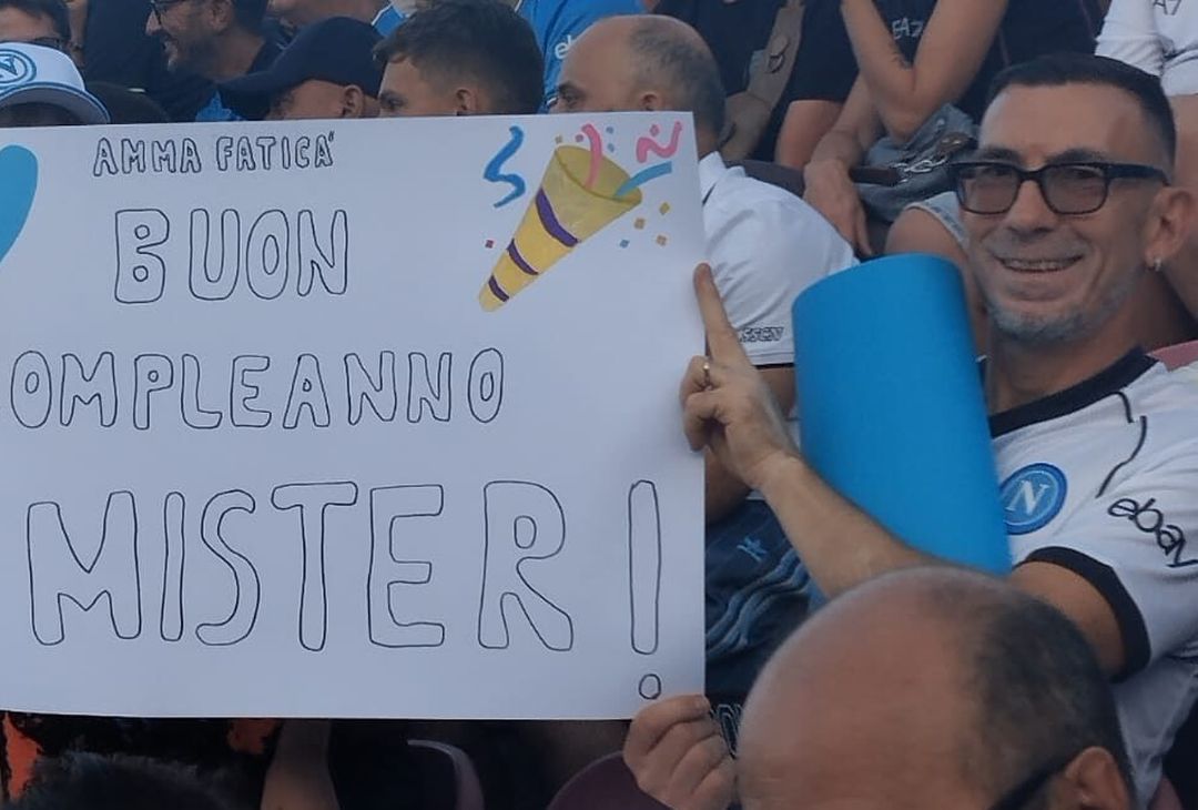 Gli striscioni più belli al Patini per Napoli-Brest
