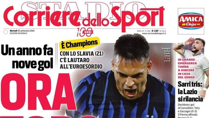 Il Napoli sui media: le prime pagine dei quotidiani di oggi- immagine 1
