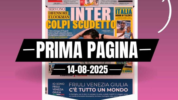 Prima pagina Gazzetta dello Sport: Hojlund verso il si al Milan