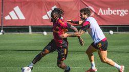 Trigoria, l’allenamento a due giorni da Rangers-Roma – FOTO GALLERY