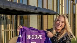 FOTO – Che sorpresa! Al Viola Park spunta Brooke di Beautiful