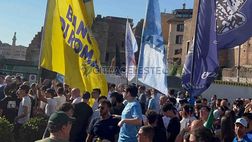 VIDEO – Moltissimi tifosi Laziali presenti al corteo contro Lotito