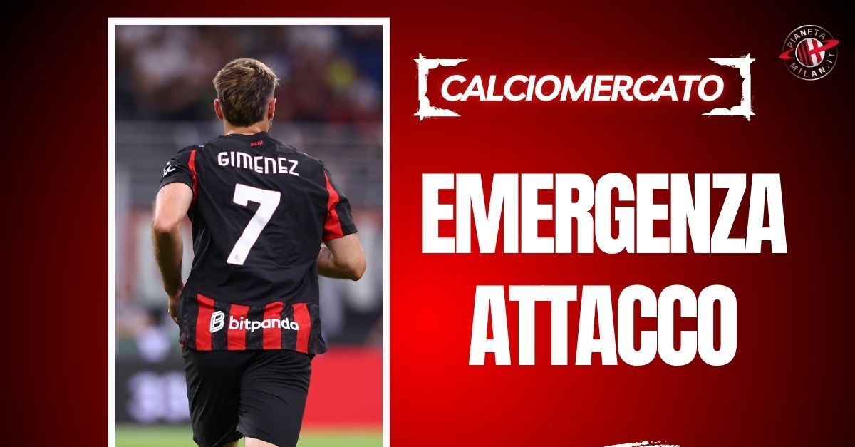 emergenza attacco in casa milan dopo leao la sfida passa per gimenez