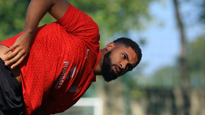 Ruben Loftus-Cheek (centrocampista AC Milan), qui durante un allenamento a Milanello | Milan News (Getty Images) Ruben Loftus-Cheek AC Milan allenamento Milanello