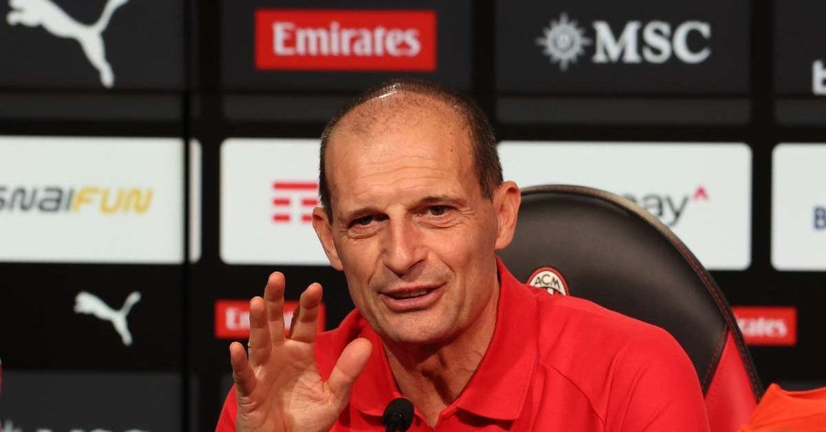 Allegri in conferenza: “Pochi cambi? Non abbiamo una rosa corta. A volte servono le sostituzioni, altre no”