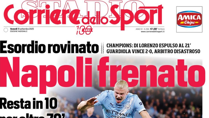 Il Napoli sui media: le prime pagine dei quotidiani di oggi- immagine 1
