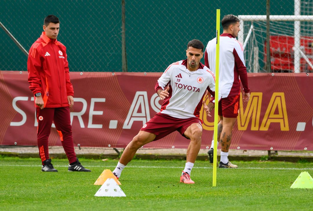 Trigoria, la rifinitura in vista del Tottenham – FOTO GALLERY - immagine 15