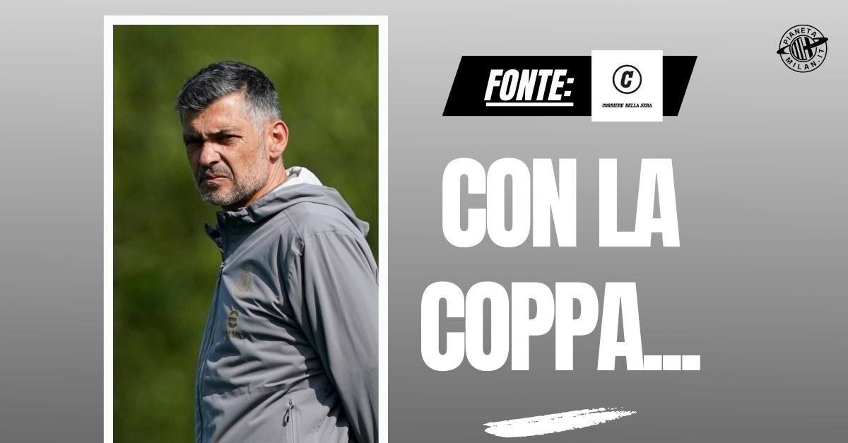 Milan, Conceicao: con la Coppa conferma probabile. E ora … Milan, Conceicao: con la Coppa conferma probabile. E ora …