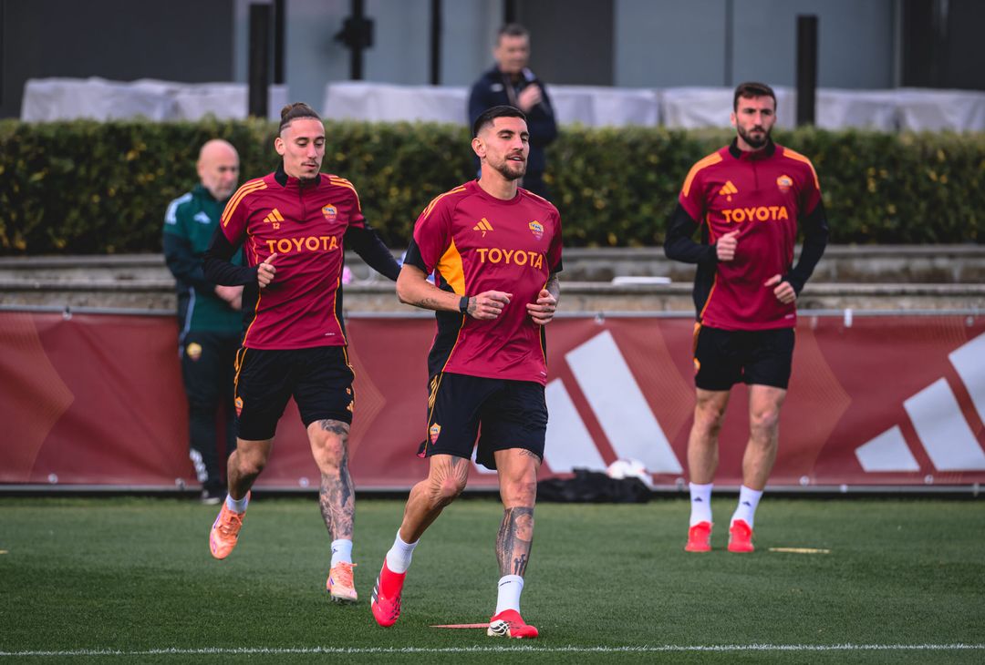 Trigoria, la rifinitura alla vigilia di Roma-Bologna – FOTO GALLERY - immagine 15