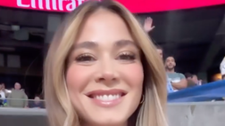 VIDEO / Diletta, ingresso da stella al Bernabeu. La Leotta incanta al Clasico