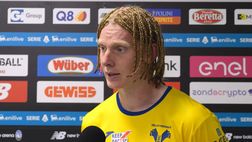 Sammarco ed Edmundsson dopo Atalanta-Verona 1-0