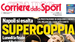 Prime pagine giornali sportivi oggi: il Napoli sui media