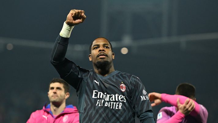 Mike Maignan AC Milan Frosinone-Milan 2-3 Serie A 2023-2024