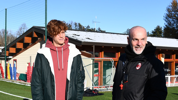 Stefano Pioli AC Milan allenamento Milanello Sinner