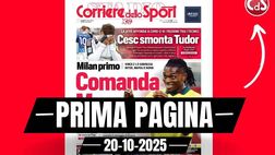 Prima pagina Corriere dello Sport: “Comanda Max: Milan primo, la differenza è Leao”