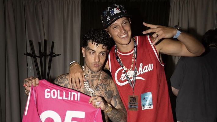 Gollini, vacanze tra regalo giallorosso a Tony Effe e pranzo al mare con Cristante - immagine 1