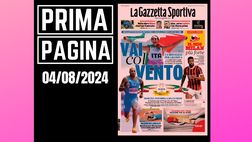 Prima pagina Gazzetta dello Sport: il nuovo Milan di Loftus-Cheek