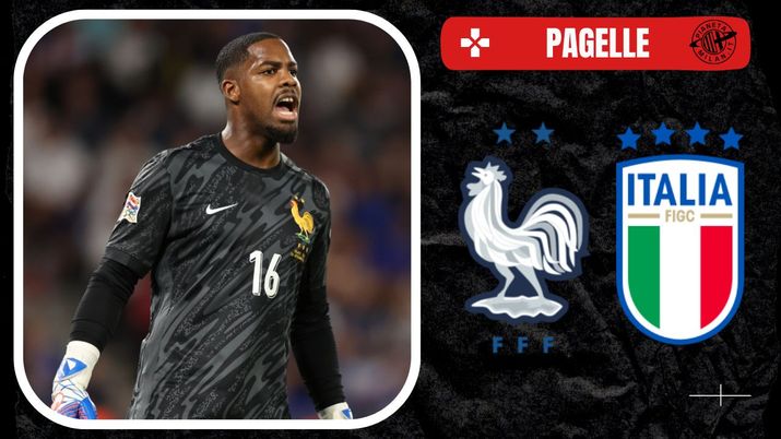 Mike Maignan Nations League 2024-25 Francia-Italia 1-3