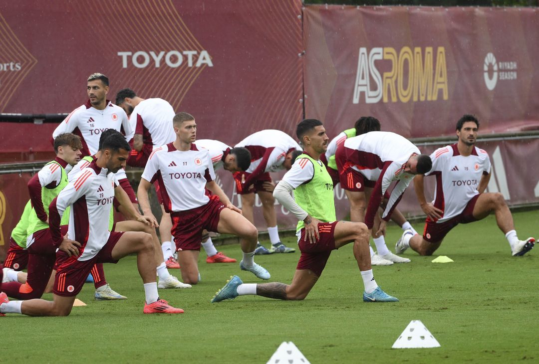 Trigoria, la rifinitura alla vigilia della Dinamo Kiev – FOTO GALLERY - immagine 9